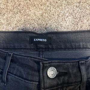 Express Charcoal Denim Pants